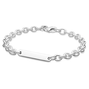 Engravable Bar Link Bracelet