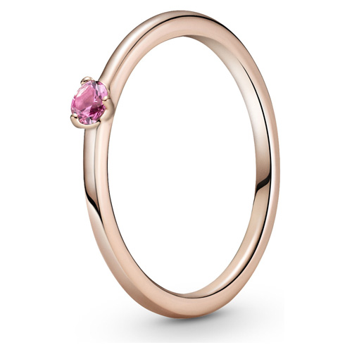 Retired Pandora Rose ™ Pink Solitaire Ring :: Ring Stories