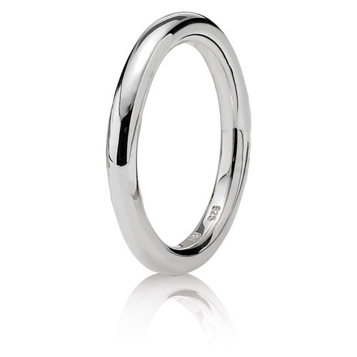 Amazon.com: 925 Sterling Silver platinum Plated Plain Dom Solide Band  Stackable Rings Women Jewelry Gift for her (4): Clothing, Shoes & Jewelry