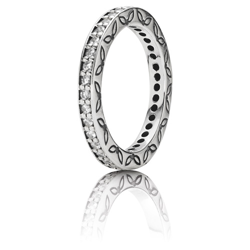 Manners skøn himmel Retired Pandora Eternity Ring with Clear Zirconia :: Ring Stories 190618CZ  :: Authorized Online Retailer