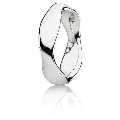 Retired Pandora Large Liquid Ring :: Liquid Silver Collection 190713 ...