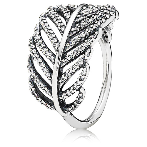 Pandora feather ring.