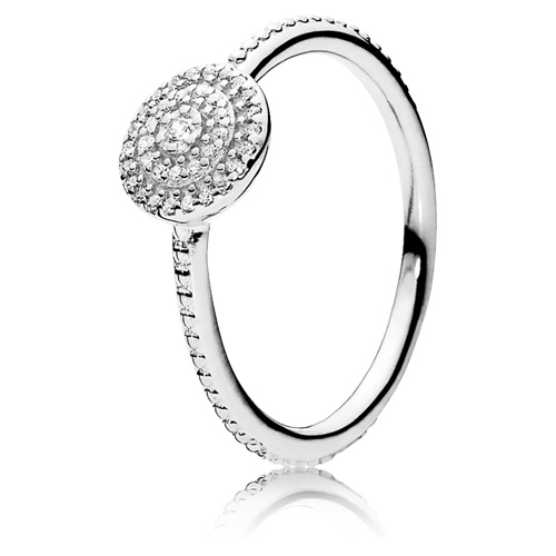 Radiant Elegance Ring with Clear Zirconia