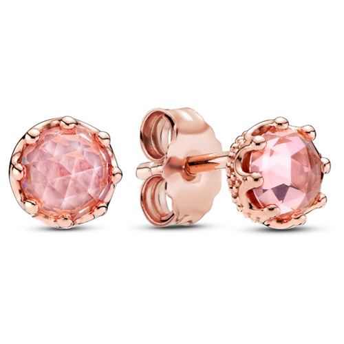 Pandora Rose™ Contemporary Pearls Hoop Earrings, Freshwater Cultured Pearl  | REEDS Jewelers