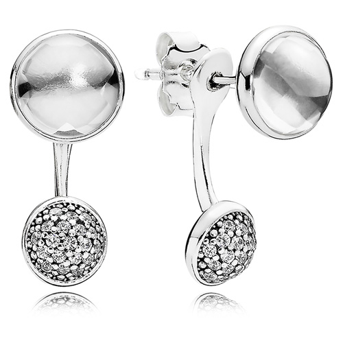 træ Smidighed enestående Retired Pandora Dazzling Poetic Droplets Earrings :: Earring Stories  290728CZ :: Authorized Online Retailer