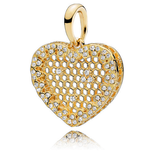 新品 大人気商品  Lace Honeycomb Shine Pandora Retired Pendant Pandora :: アクセサリー