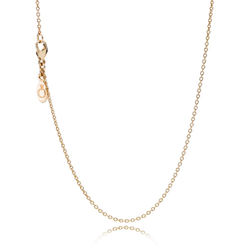 Pandora 14K Gold Necklace :: Necklace Stories 550331-45 :: Authorized ...