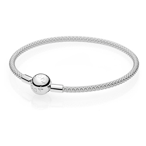 Sterling Silver Mesh Bracelet from Pandora Jewelry.  Item: 596543