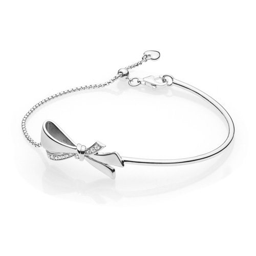 Fælles valg tortur Søgemaskine markedsføring セール！ Pandora Brilliant Bow Bracelet, Clear CZ, 597242CZ (1, Sterling-Silver  - 通販 - www.flow-tech.ai
