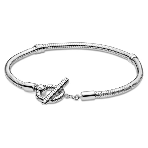 T-Bar Snake Chain Bracelet from Pandora Jewelry.  Item: 599082C00