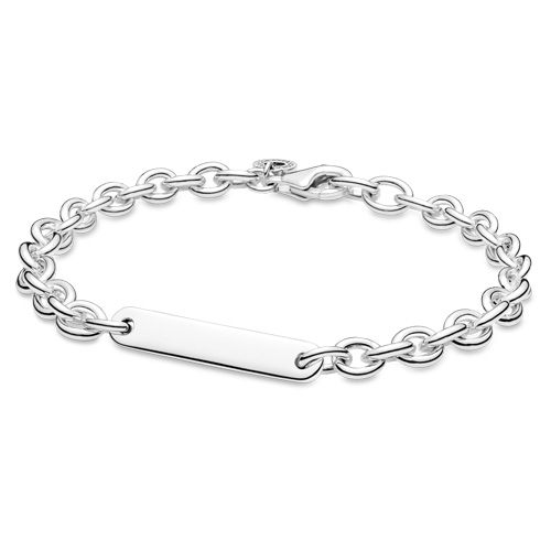 Pandora Engravable Bar Link Bracelet :: Bracelet Stories 599523C00 ...