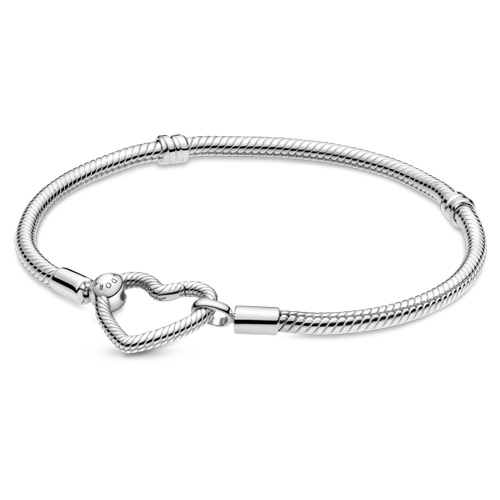 Heart Closure Snake Chain Bracelet
