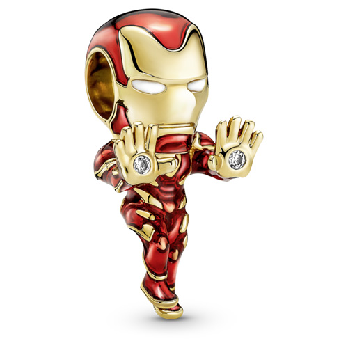 Gold Marvel The Avengers Iron Man Charm