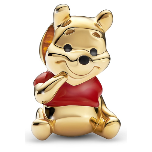 Pandora Gold Disney Winnie the Pooh Charm :: Disney Charms 762212C01 ::  Authorized Online Retailer