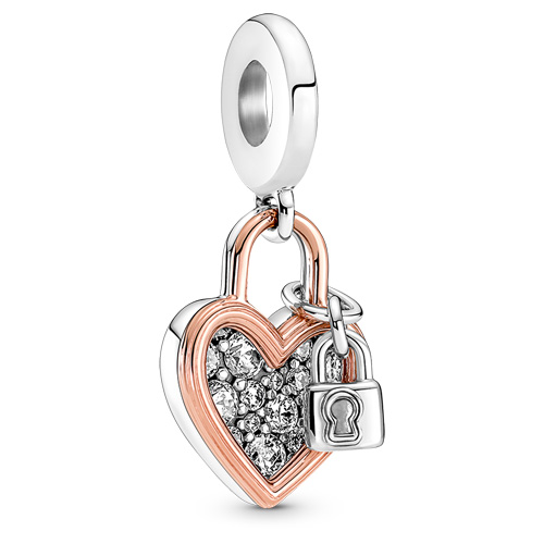 PANDORA + Lock and Key Necklace Set