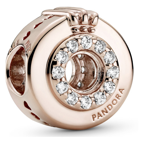 spændende Swipe dødbringende Retired Pandora Rose Open Center Pave Crown Charm :: Pandora Rose TM  789059C01 :: Authorized Online Retailer