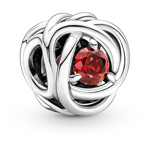 Yattemasmurah.916 - CHARM PANDORA CHANEL PERFUME RED STONE