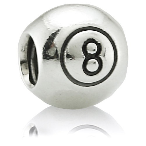 Doelwit Doornen Vriend Retired Pandora Eight Ball Charm :: Sterling Silver Charms 790159 ::  Authorized Online Retailer