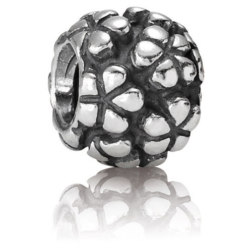 Retired Pandora Flower Power Silver Charm :: Sterling Silver Charms ...