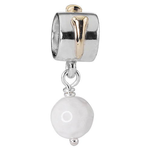 Br1431-Pandora Inspired Golfer Charm Bracelet, Golf Ball Clu