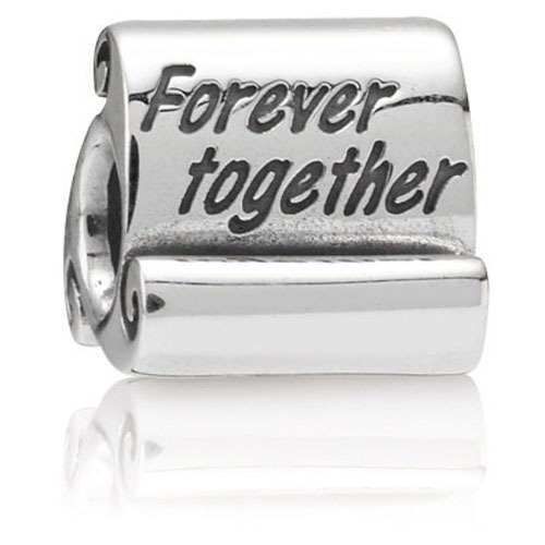 Forever Together Scroll Charm