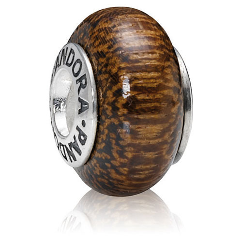 Retired Pandora Acapu Wood Charm Wood Charms 790701 Authorized Online Retailer