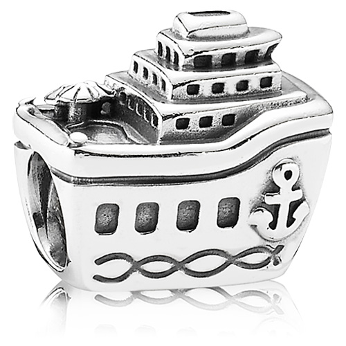 Retired Pandora All Aboard Charm Sterling Silver Charms 791043 Authorized Online Retailer