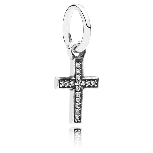 Pandora Symbol of Faith Dangle :: Gems with Sterling Silver