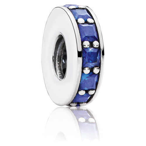 Retired Pandora Eternity Spacer with Royal-Blue Crystal :: Spacers  791724NCB :: Authorized Online Retailer