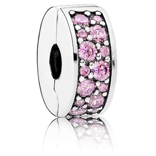 Pandora pink clip outlet