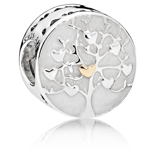 Rettidig Syge person Alternativt forslag Retired Pandora Tree of Hearts Charm :: 14K Gold & Sterling Silver  792106EN23 :: Authorized Online Retailer