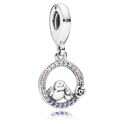 Mother and Baby Bird Dangle