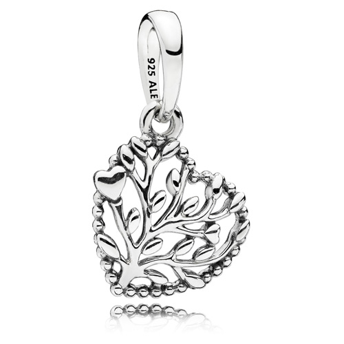 Retired Pandora Tree of Love Heart Dangle :: Sterling Silver Charms 797140 :: Authorized Online