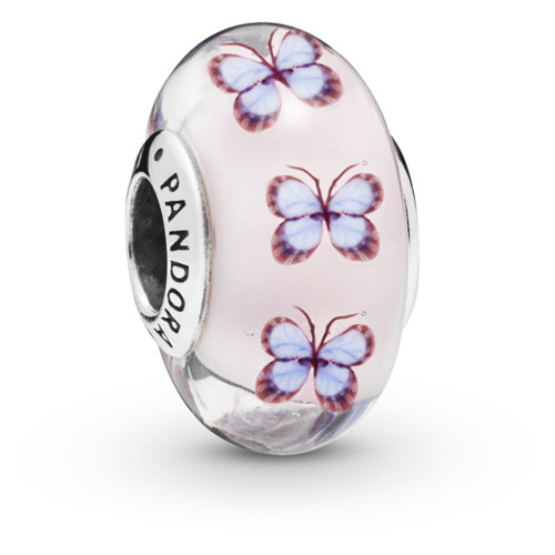 Butterfly Murano Glass Charm