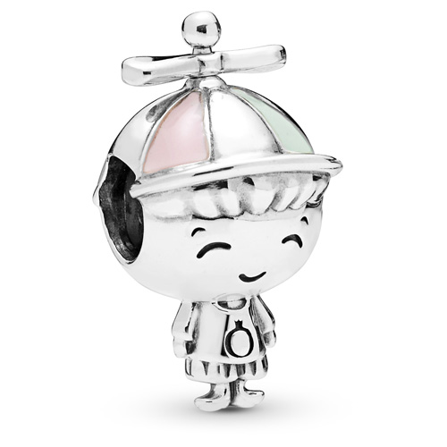 Propeller Hat Boy Charm from Pandora Jewelry.  Item: 798015ENMX