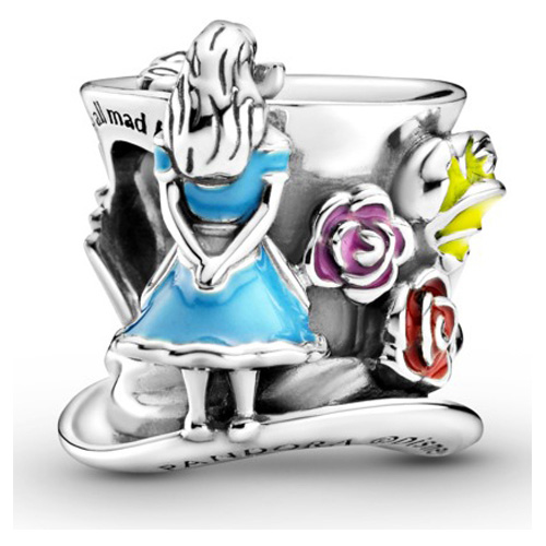 Disney Alice in Wonderland Mad Hatter Tea Party Charm