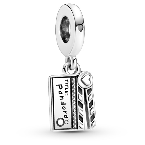 TheCharmWorks Sterling Silver Film Clapper Board Charm 