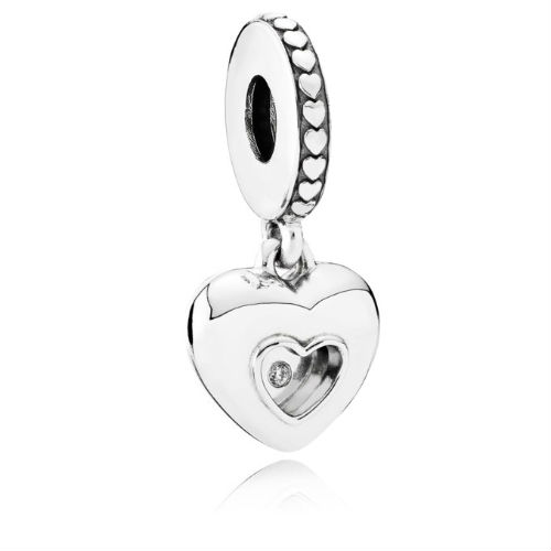 Retired Pandora 2017 Pandora Club Charm with Diamond :: Gems with ...