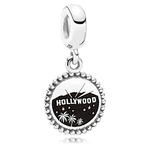 Retired Pandora Los Angeles Dangle Charm :: Sterling Silver Charms USB791169-G050 Authorized Online Retailer