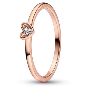 Rose Radiant Heart Ring