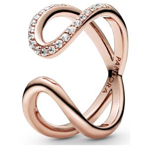 Pandora Rose ™ Wrapped Open Infinity Ring