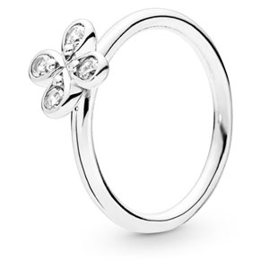 Four-Petal Flower Ring