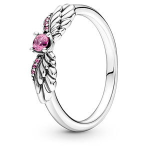 Sparkling Angel Wings Ring