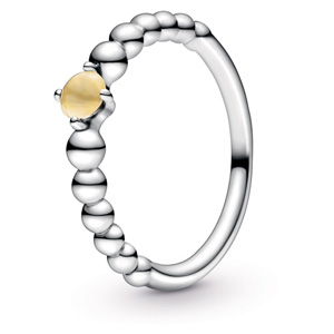 Honey Beaded Ring