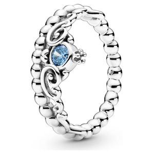 Disney Cinderella Blue Tiara Ring