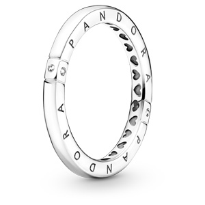Logo and Hearts Ring