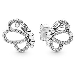 Butterfly Outlines Stud Earrings