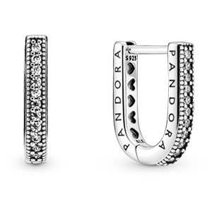 U-Shaped Hoop Earrings