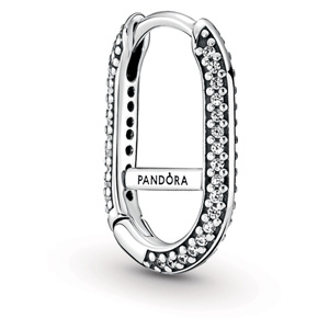 Pandora Me Silver Link Earring with Zirconia