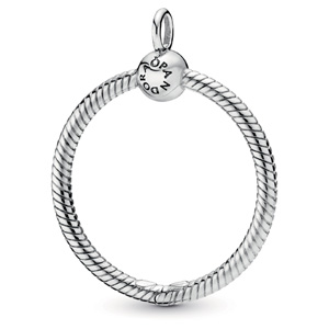 Silver Medium O Charm Carrier